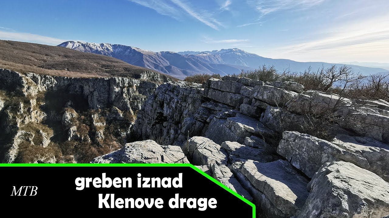 MTB: Ravni - Zukova lokva - greben iznad Klenove drage