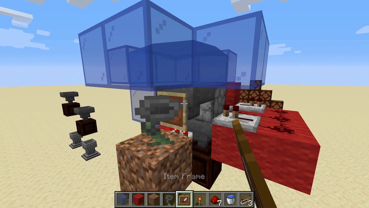 Botania Petal Apothecary SUPER SIMPLE Water bucket refiller with redstone tutorial.