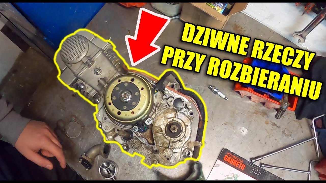 MRF 140 YX | brak 3 biegu - rozbieranie, remont silnika pitbike