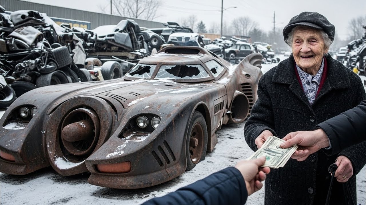 Abandoned 1989 Batmobile Found Rusting in Snow – Full Restoration Transformation!