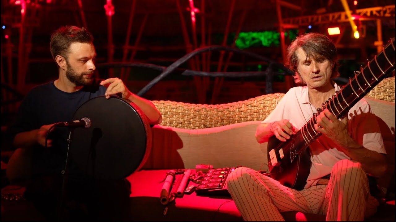 Sitar and Frame Drum Jam by Vasily Ash and Dmitry Soul || Relaxing Live Music.