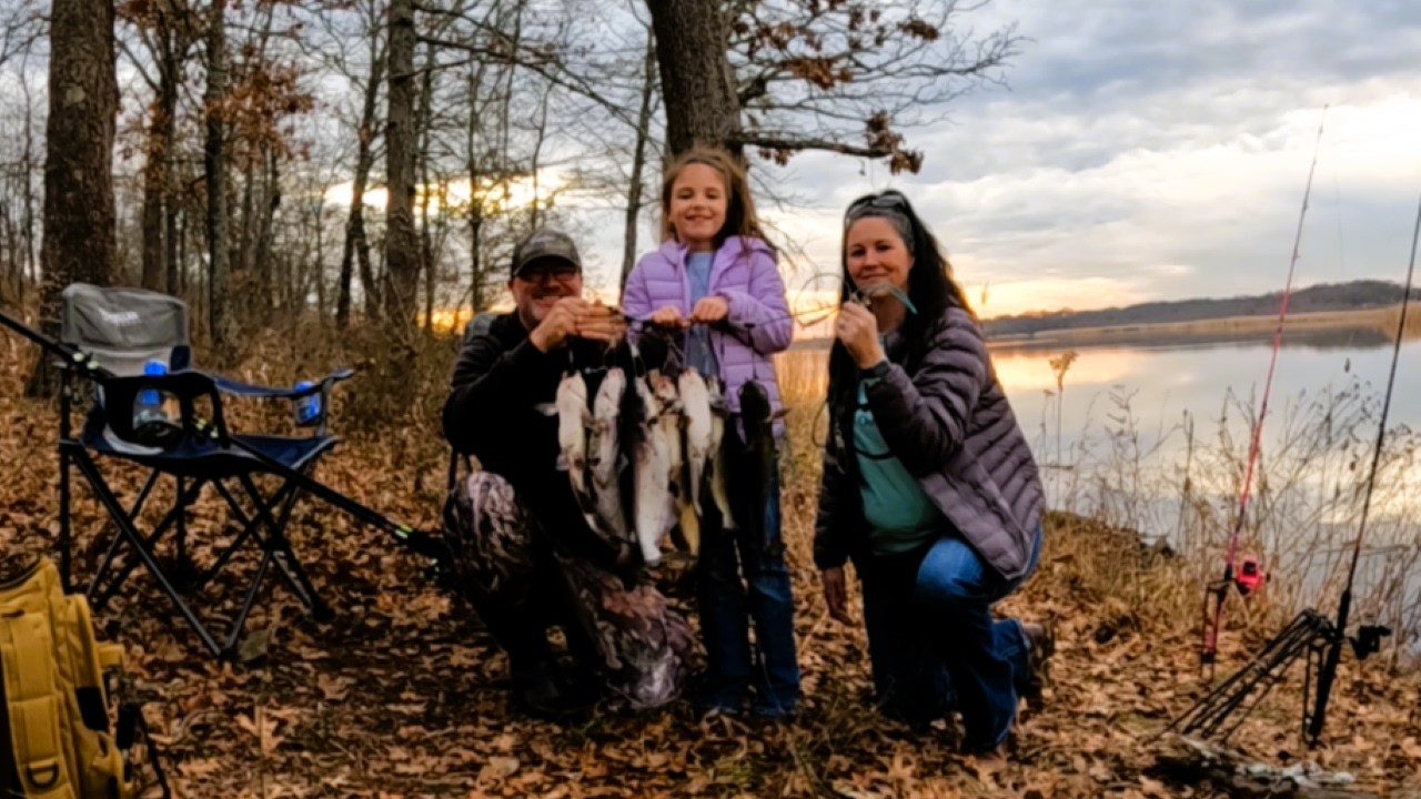 Family fishing trip