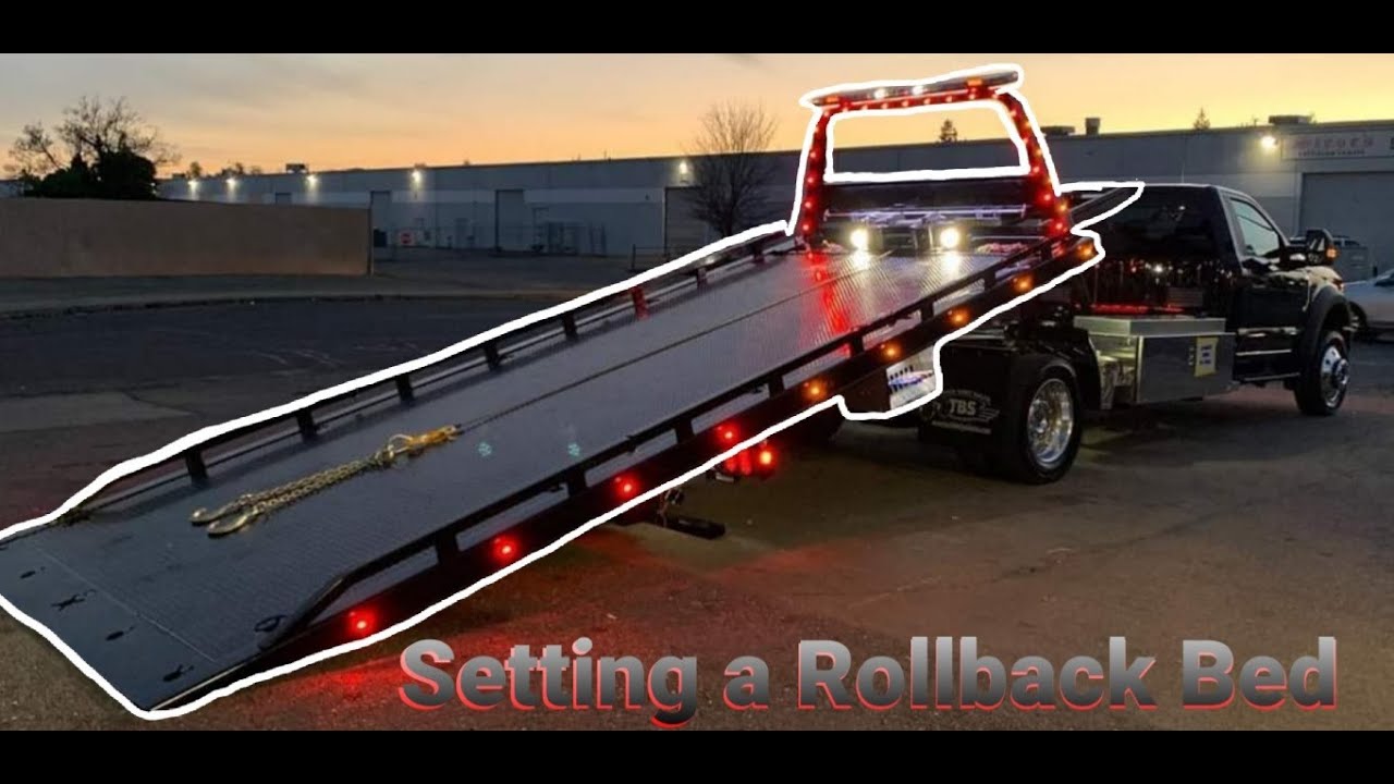 Setting a Rollback Bed (Tow Truck Build)