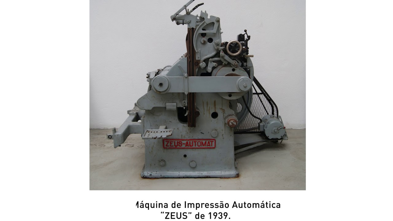 PEÇA DA SEMANA IV Máquinas de Impressão de Bilhetes