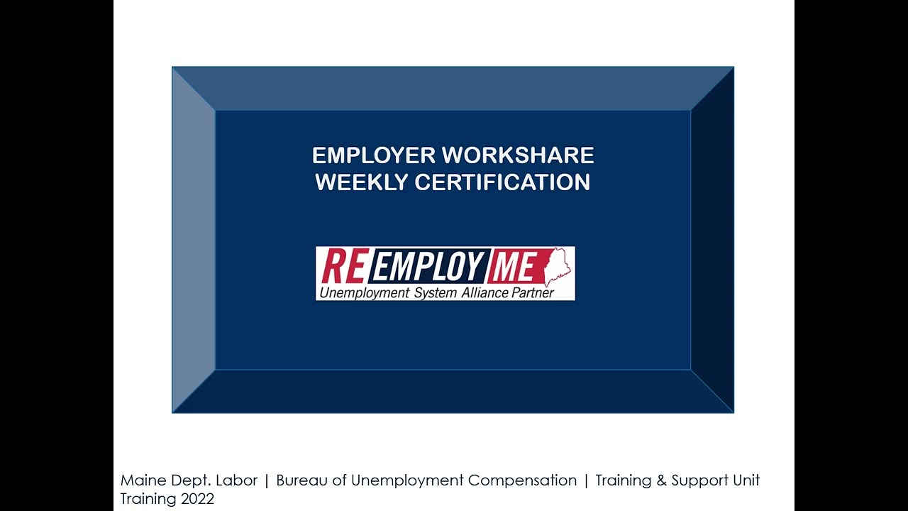 WorkShare - Weekly Claim