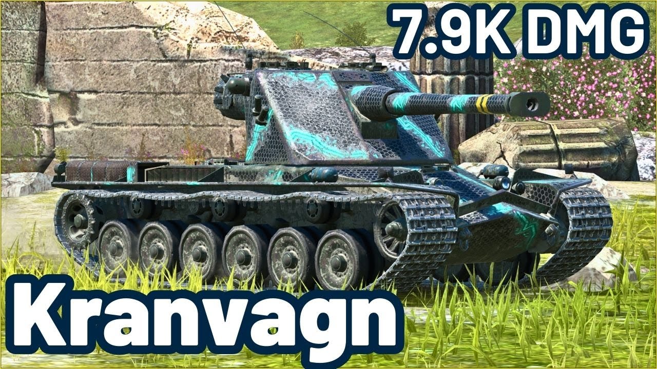 Kranvagn | 7.9K DAMAGE | 2 KILLS | WOT Blitz Pro Replays