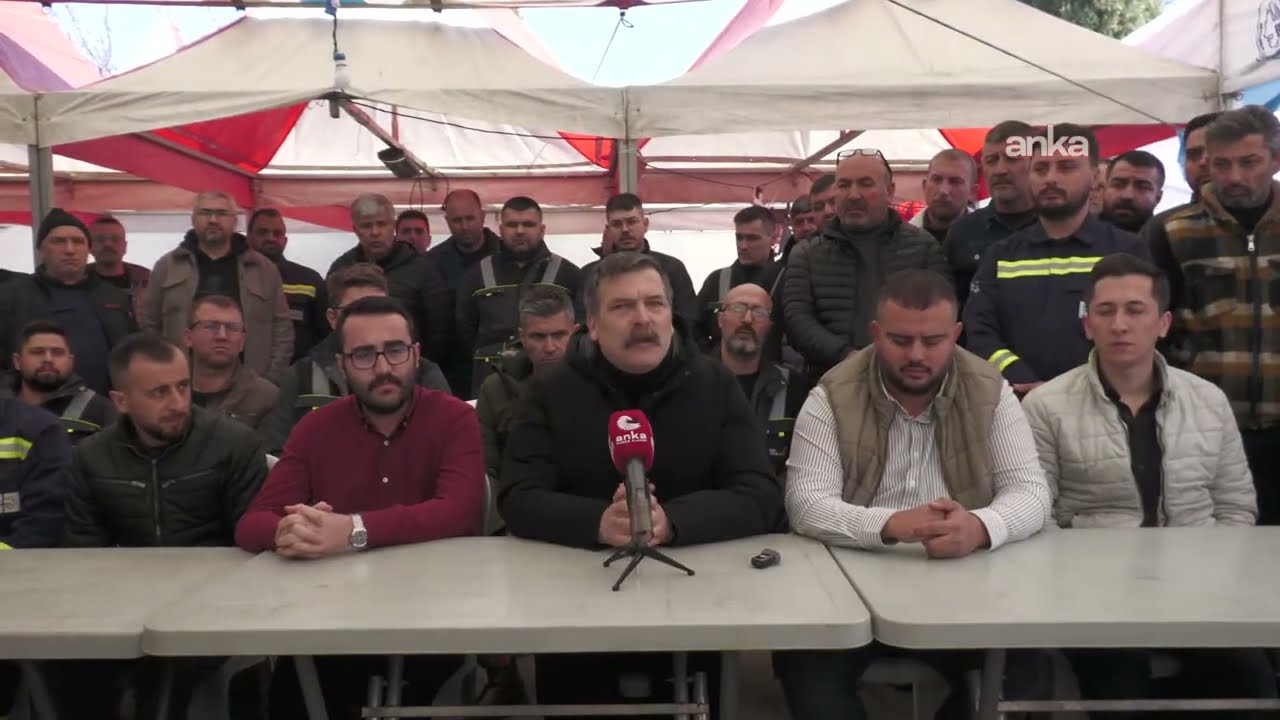 TİP Genel Başkanı Erkan Baş Soma Termik Santralini ziyaret etti / Manisa #Canlı
