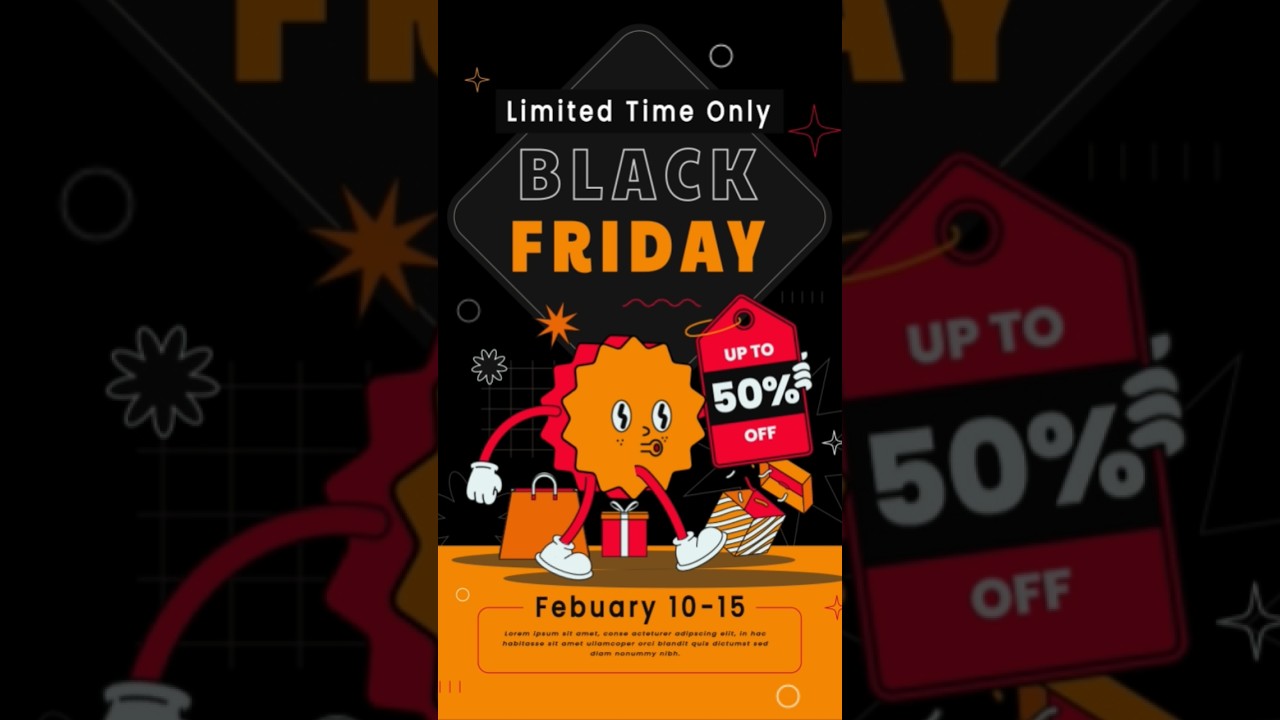 Black Friday Sale Animation #blackfriday #sale
