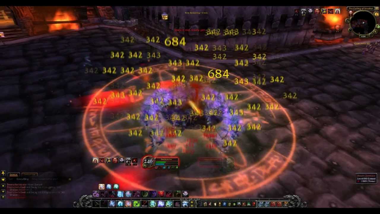 WoW -  ZOMBIEFEST ACHIEVEMENT SOLO 4.3 HD (Blood DK)