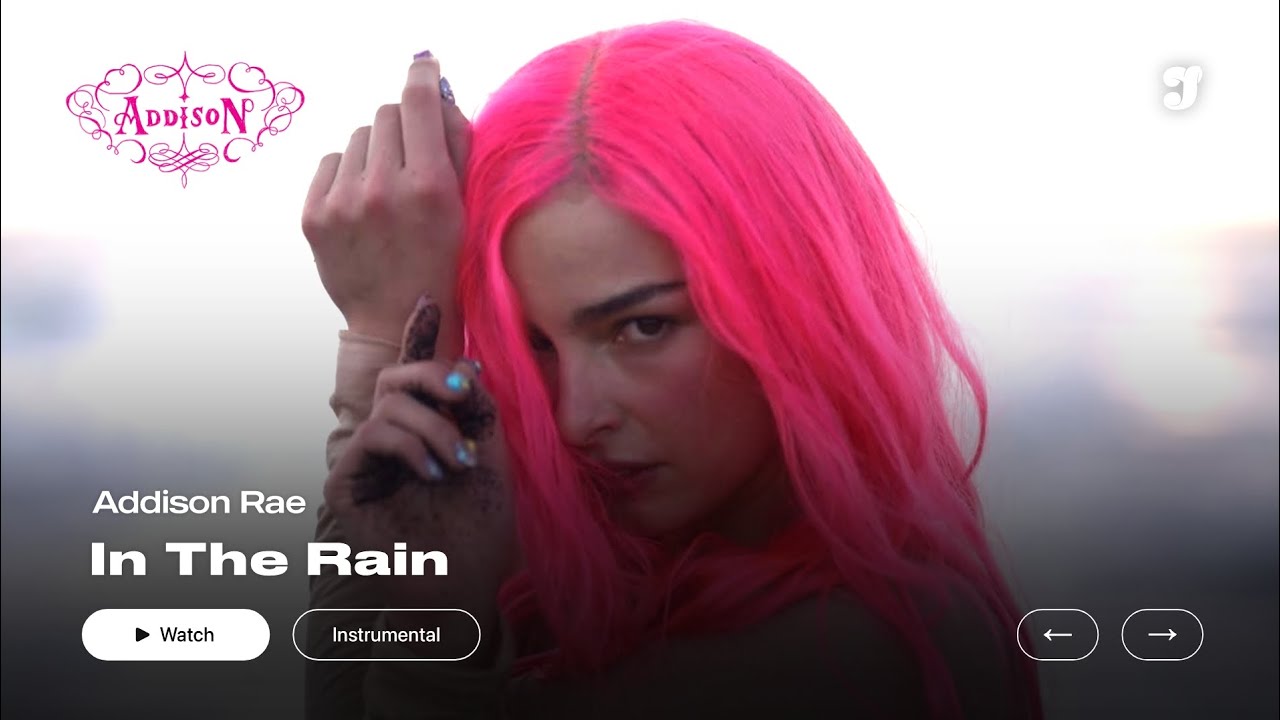Addison Rae – In The Rain | Instrumental
