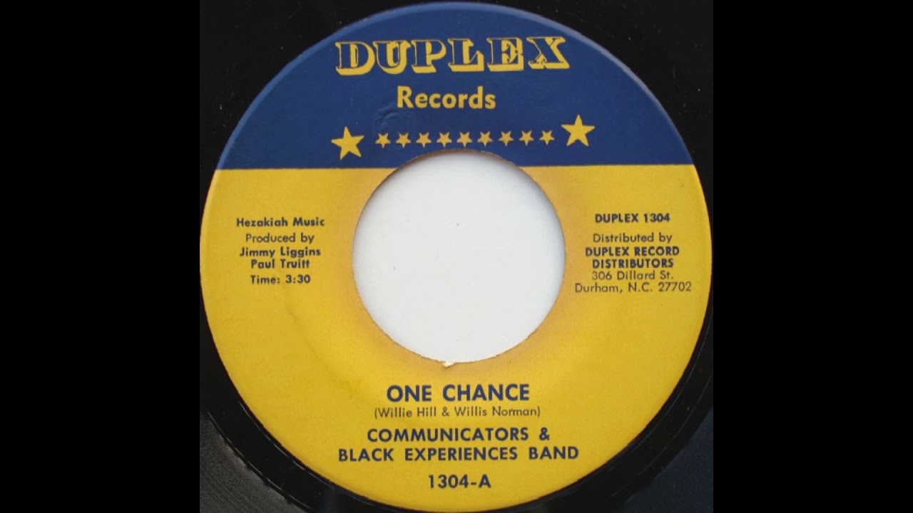 Communicators and Black Experience Band - One Chance (Soul) (1973)