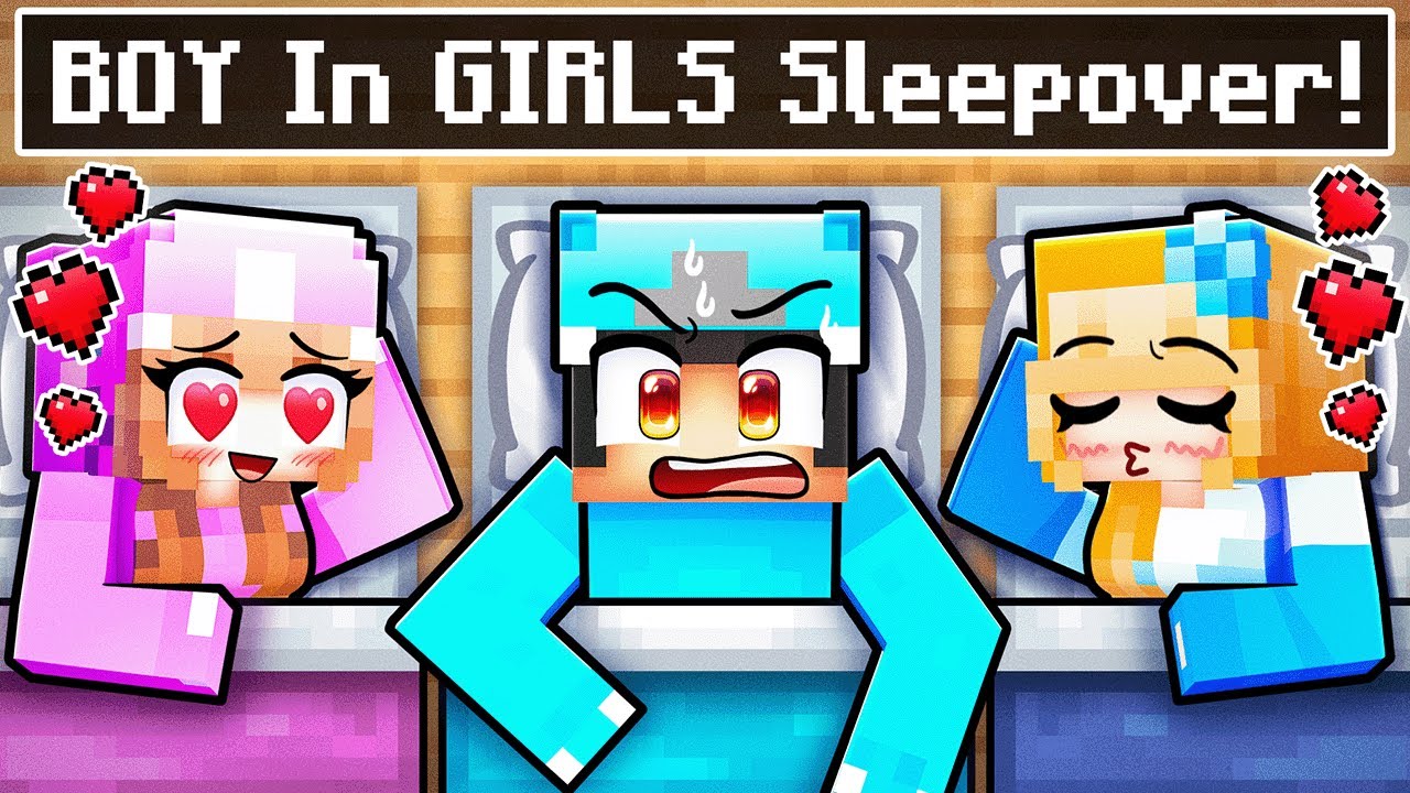 ONE BOY at an ALL GIRL Sleepover!
