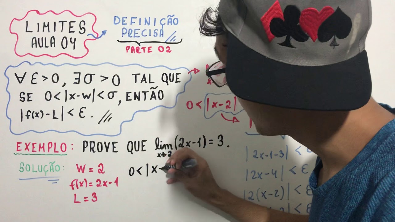 Limites - Aula 04 : Exemplo (DEFINIÇÃO PRECISA)
