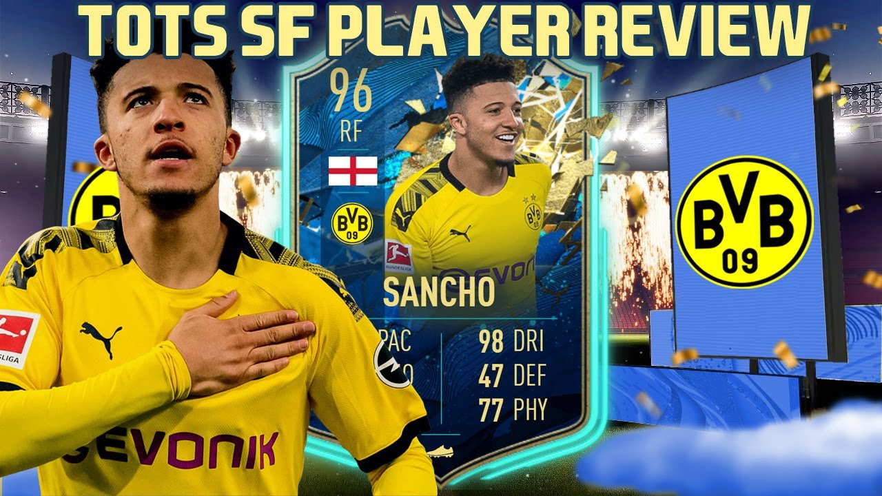 THIS CARD IS A CHEAT! 96 TOTSSF SANCHO PLAYER REVIEW! FIFA 20 ULTIMATE TEAM