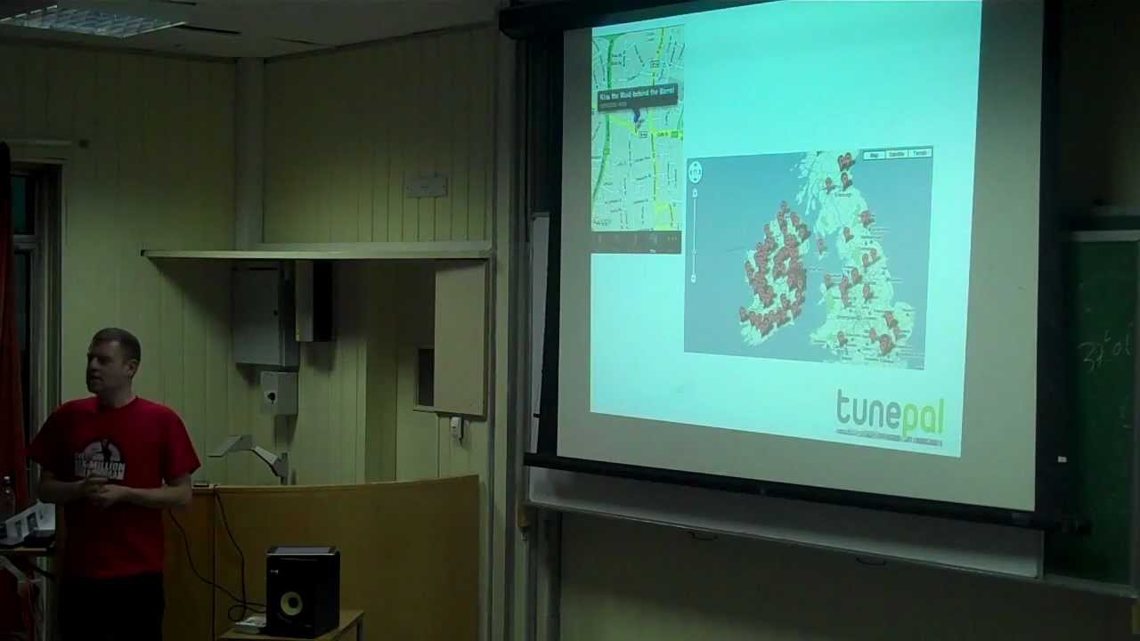 Tunepal - Tracking the playing of Traditional Irish Music using Mobile Apps and Google Maps