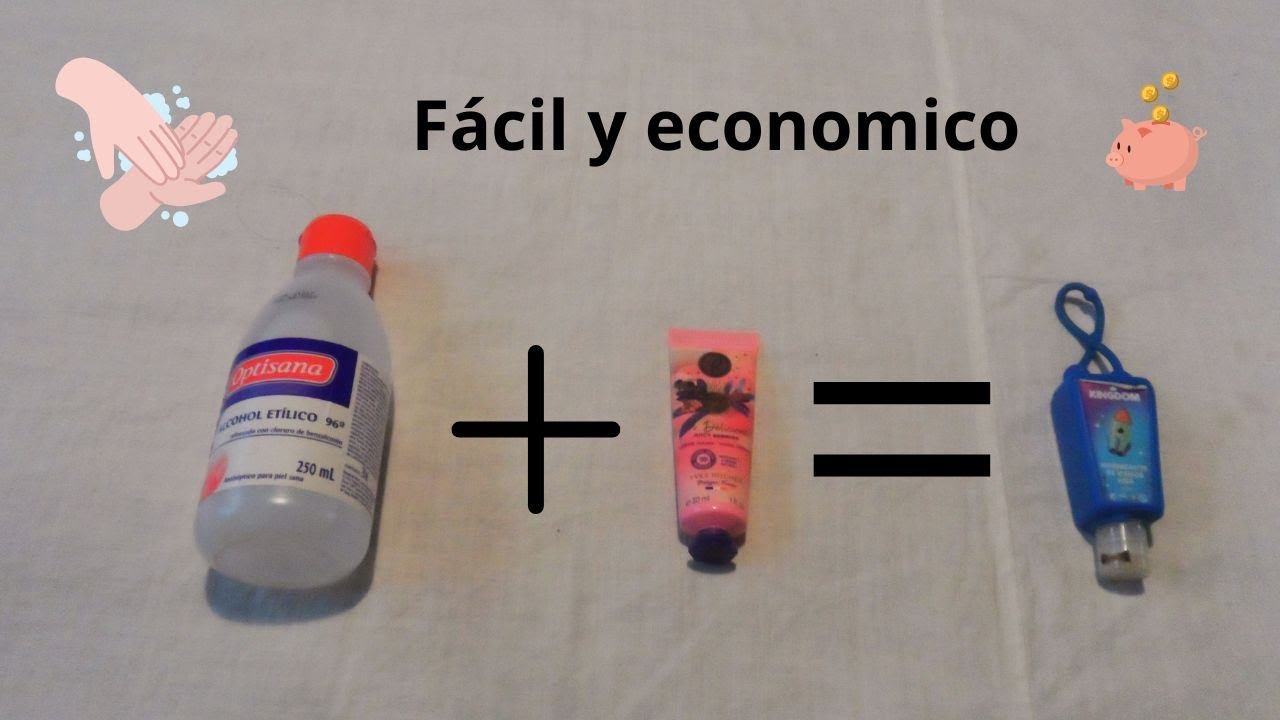 Gel higienizante para manos casero con solo 2 productos