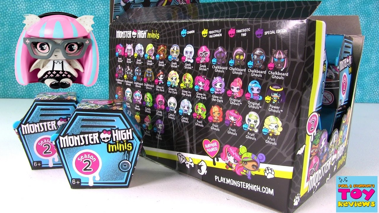 Monster High Minis Season 2 Blind Bag Opening Unboxing | PSToyReviews