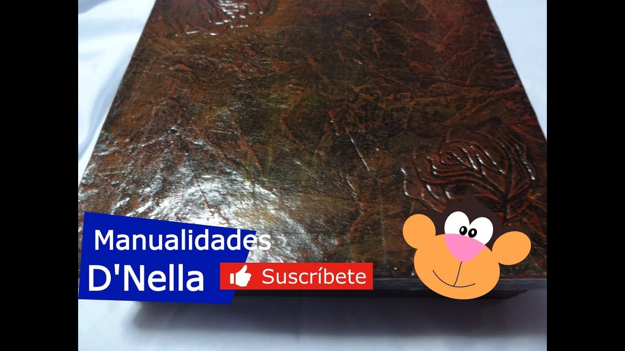 Tecnica de Como Hacer Imitacion Cuero,By:"Taller Nella 2017"