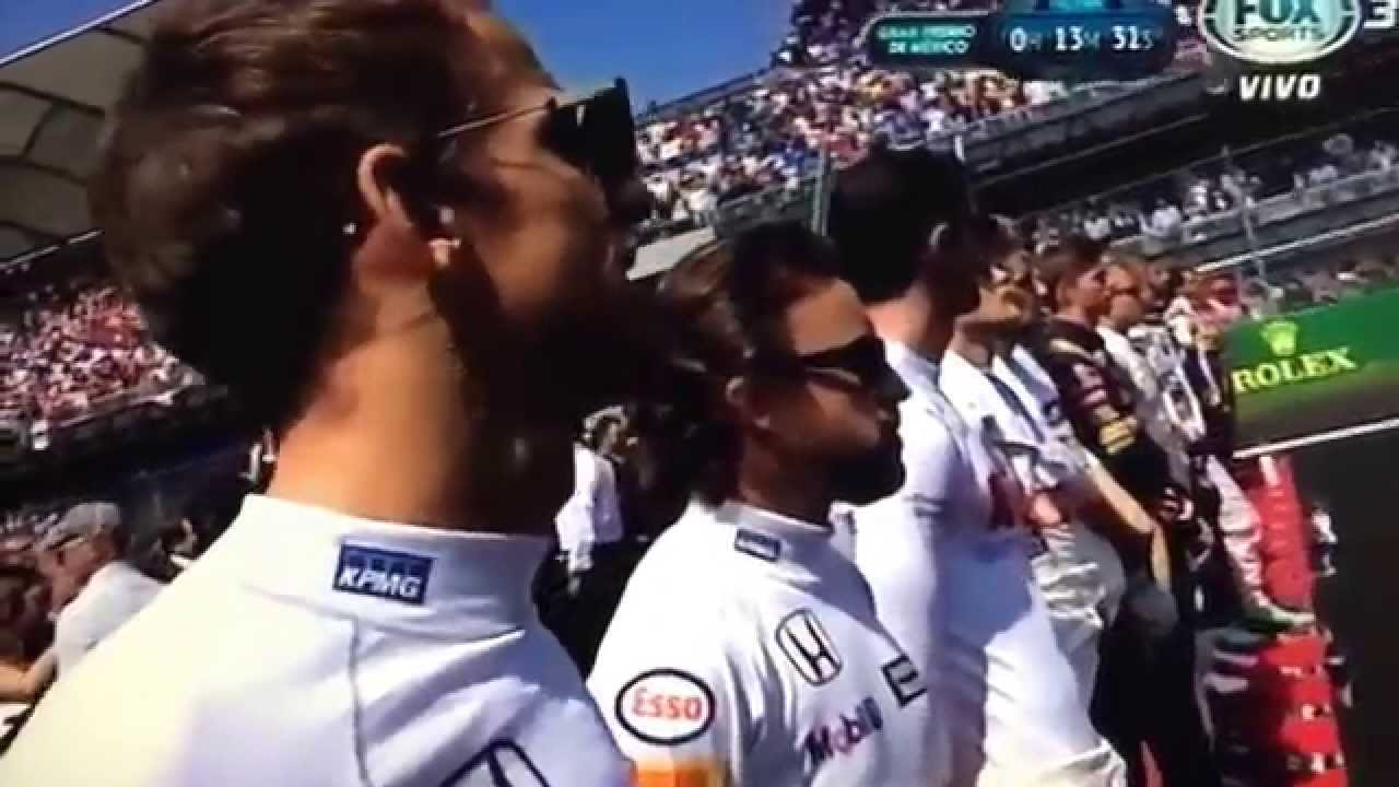 Himno Nacional Mexicano                     Gran Premio de México 2015