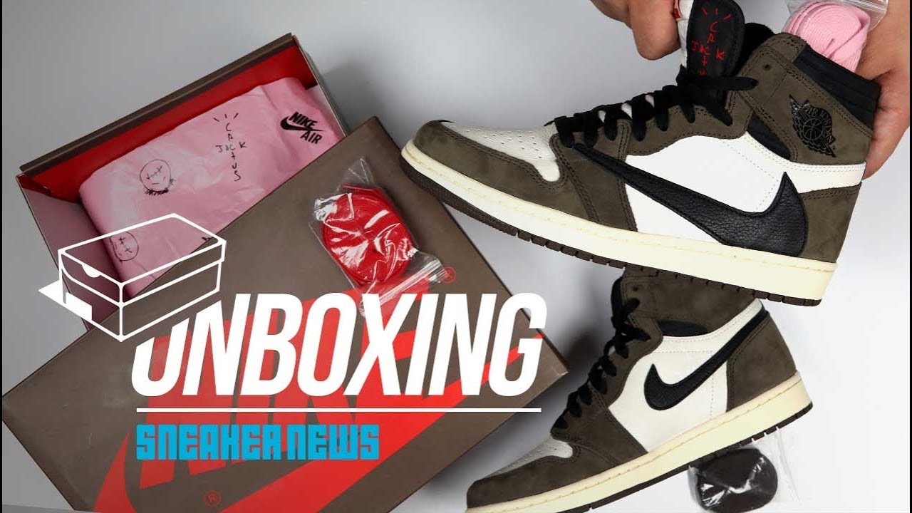 Unboxing Travis Scott Air Jordan 1 - The Shoe of the Year?