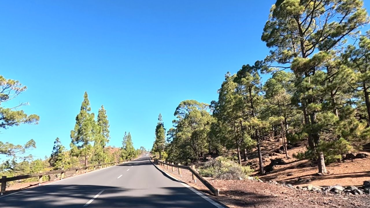 Fahrt durch den Teide Nationalpark auf Teneriffa Teil 2.