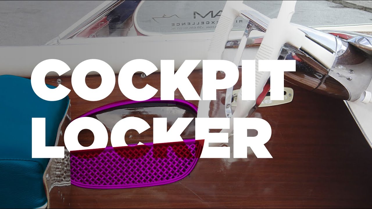 RIVA RESTORATION SF211 EP#7 Équipets de cockpit / Cockpit lockers