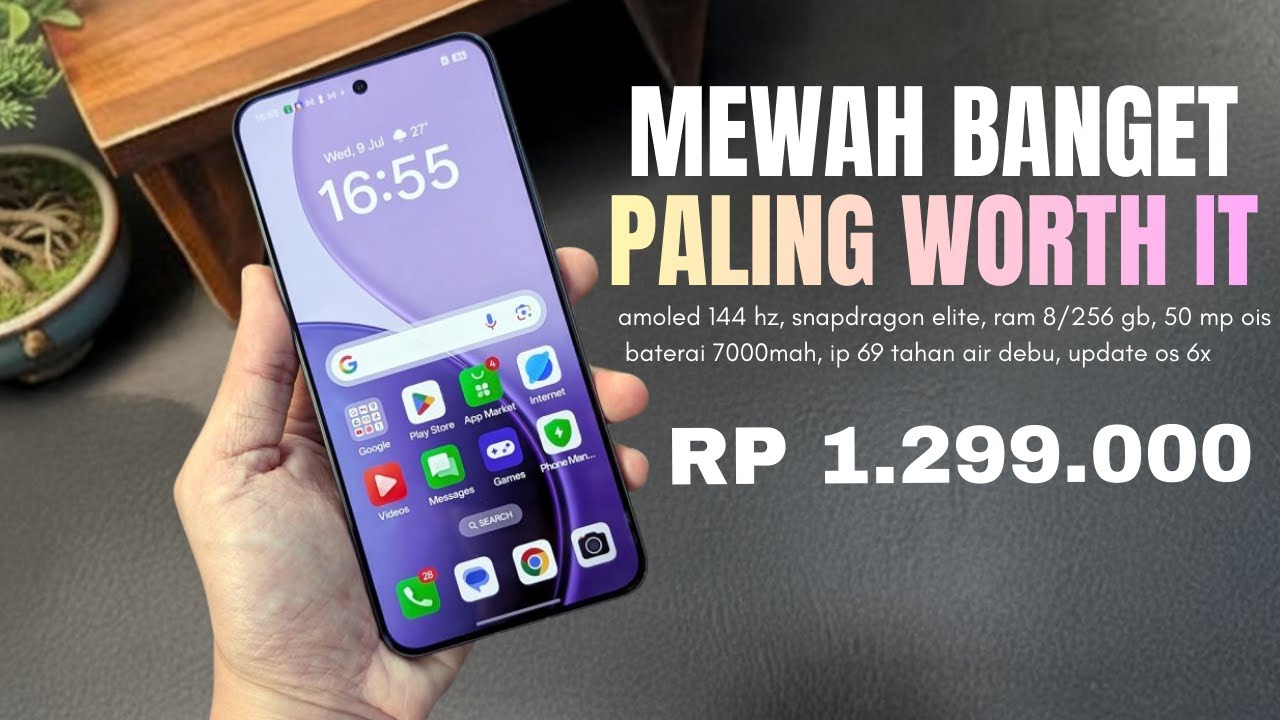 MURAH PALING WORTH IT‼️RAM 8/256 GB, 7000MAH - HP 1 JUTAAN TERBAIK DESEMBER 2025