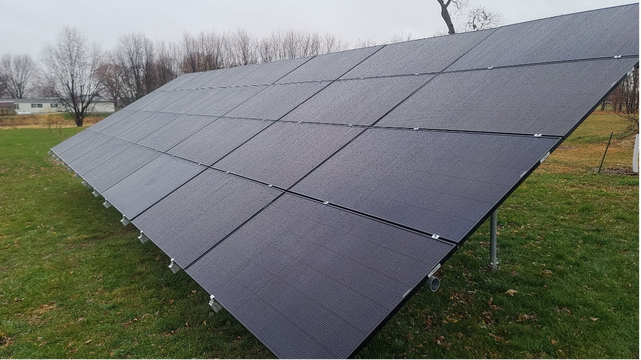 28 REC solar panels installed in 120 seconds
