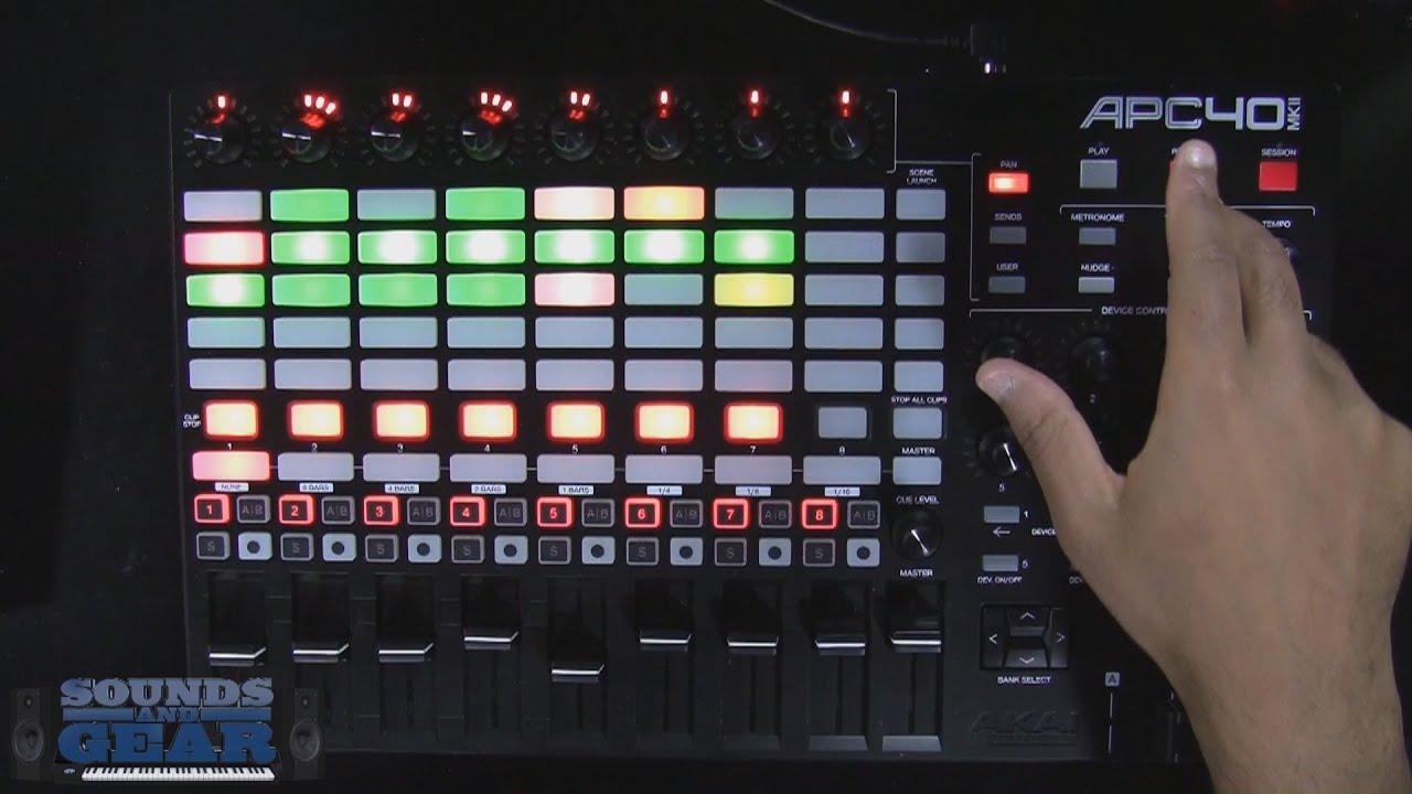 Akai APC40 MKII Ableton Live Controller Review - SoundsAndGear.com