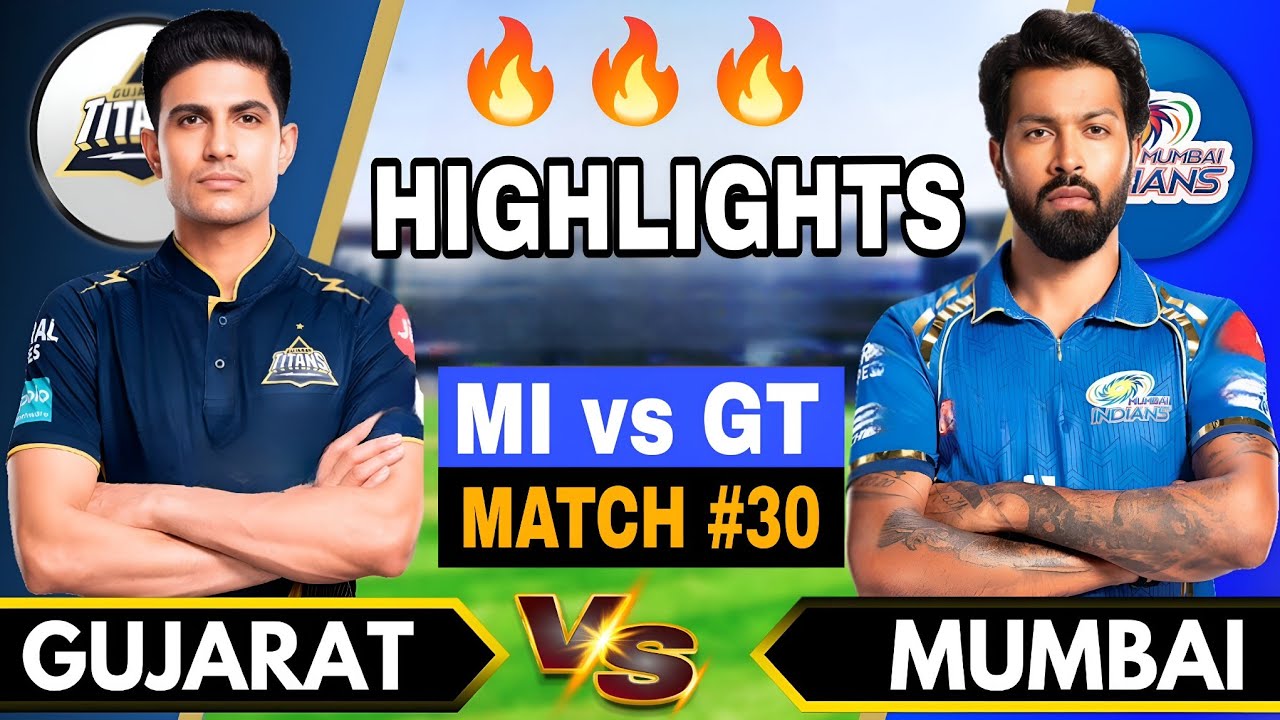 Mumbai vs Gujrat Match Full Highlights | MI vs GT Today Highlights