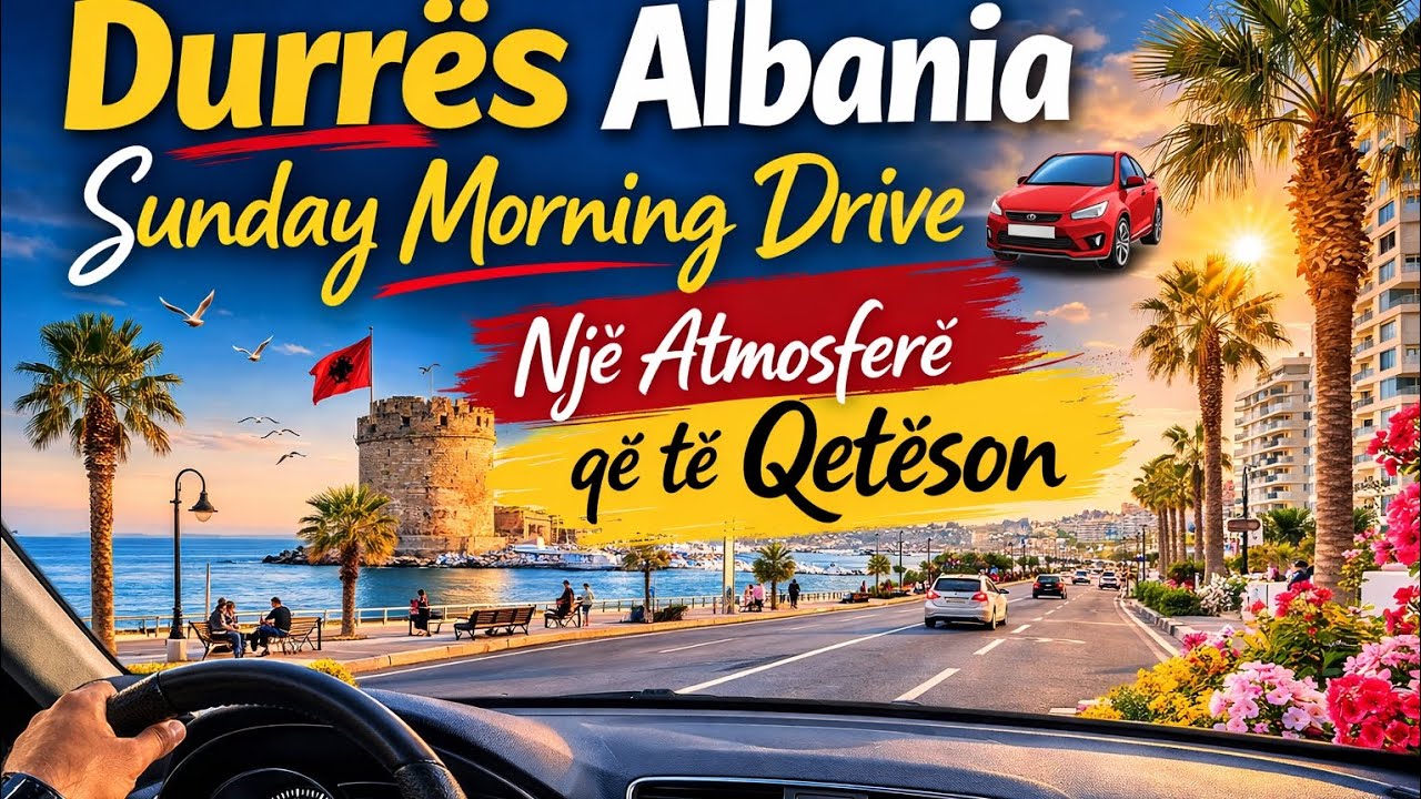 Durrës Albania | Sunday Morning Drive 🚗