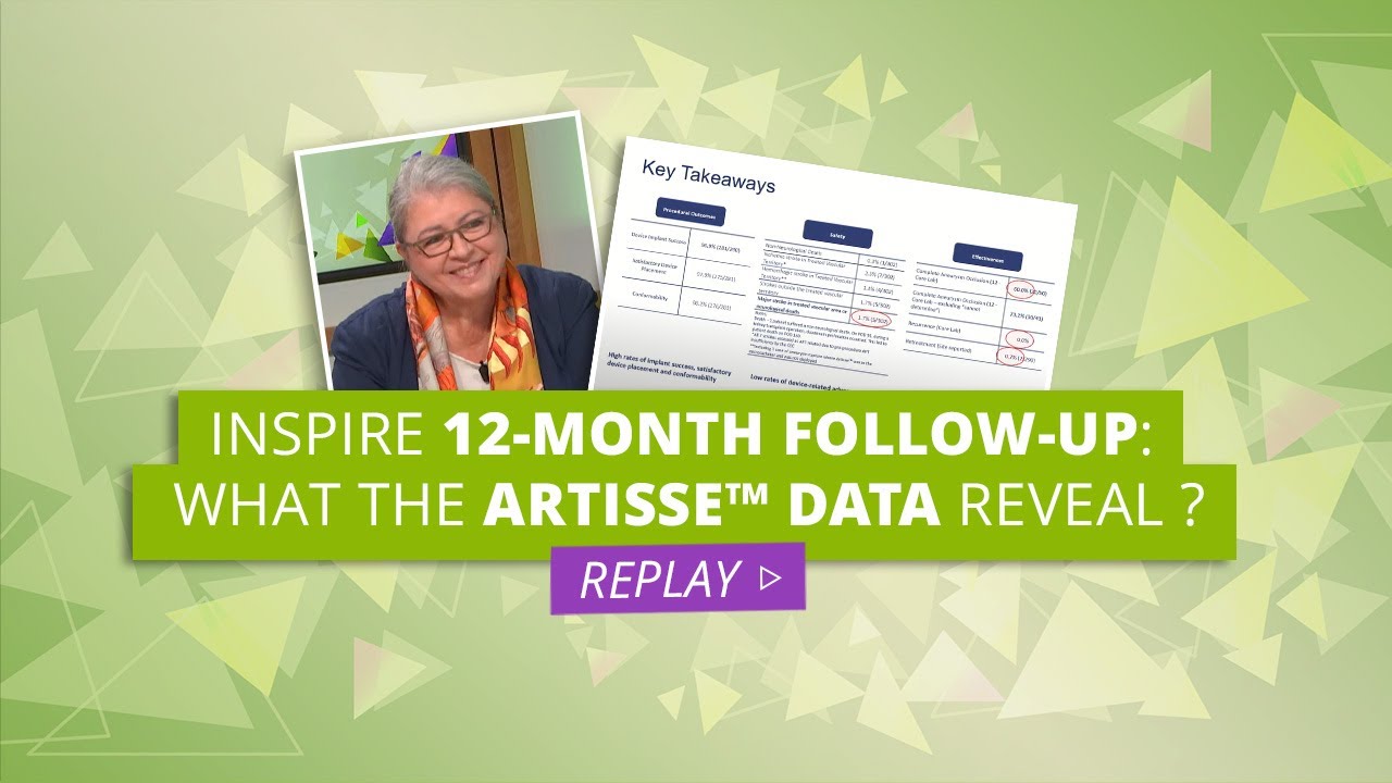 Artisse INSPIRE: 12-month outcomes confirm safety and efficacy - Monika Killer
