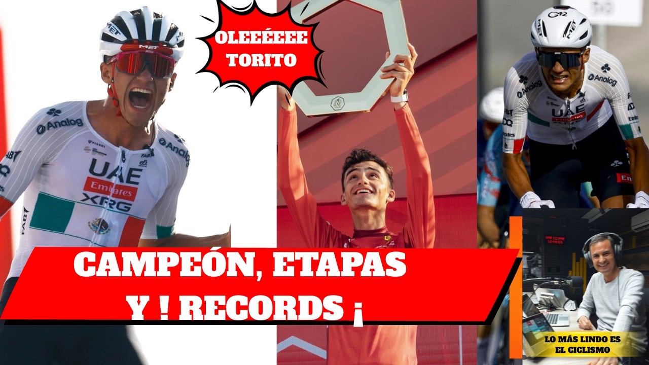 ISAAC DEL TORO consigue su primer TRIUNFO WORLD TOUR- CAMPEÓN UAE TOUR 2026