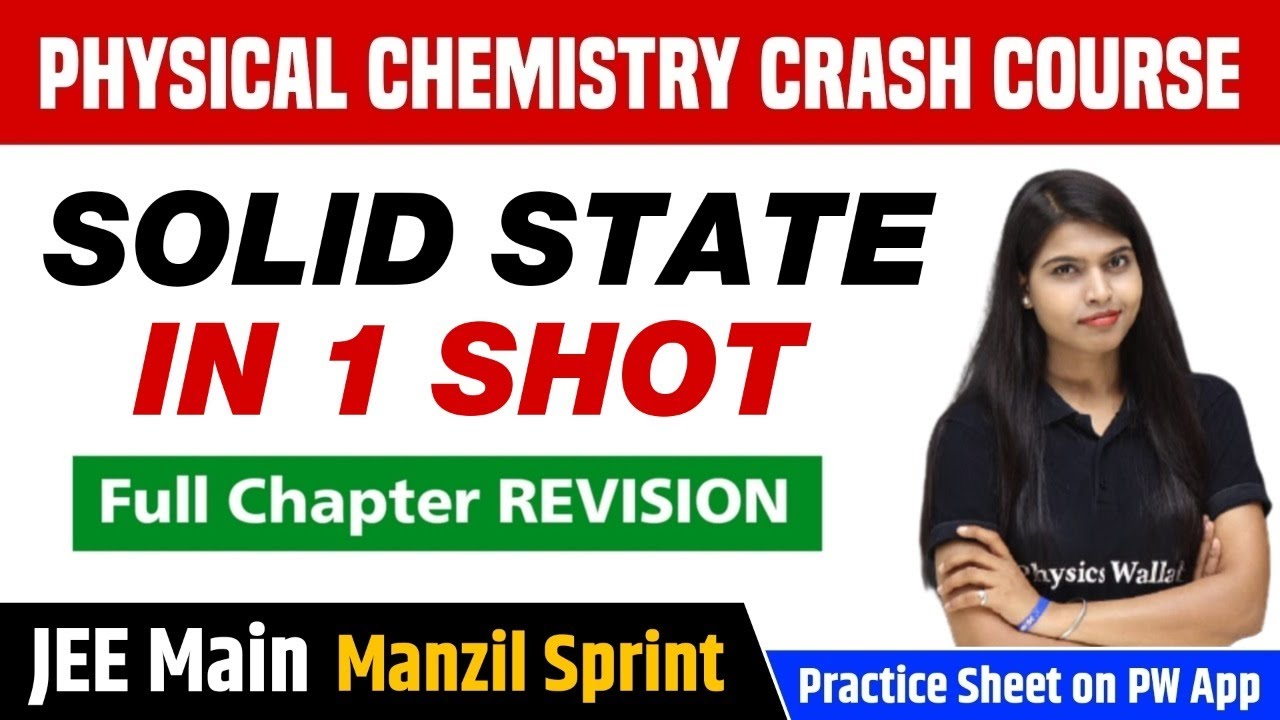 SOLID STATE in One Shot - Full Chapter Revision | Class 12 | JEE Main