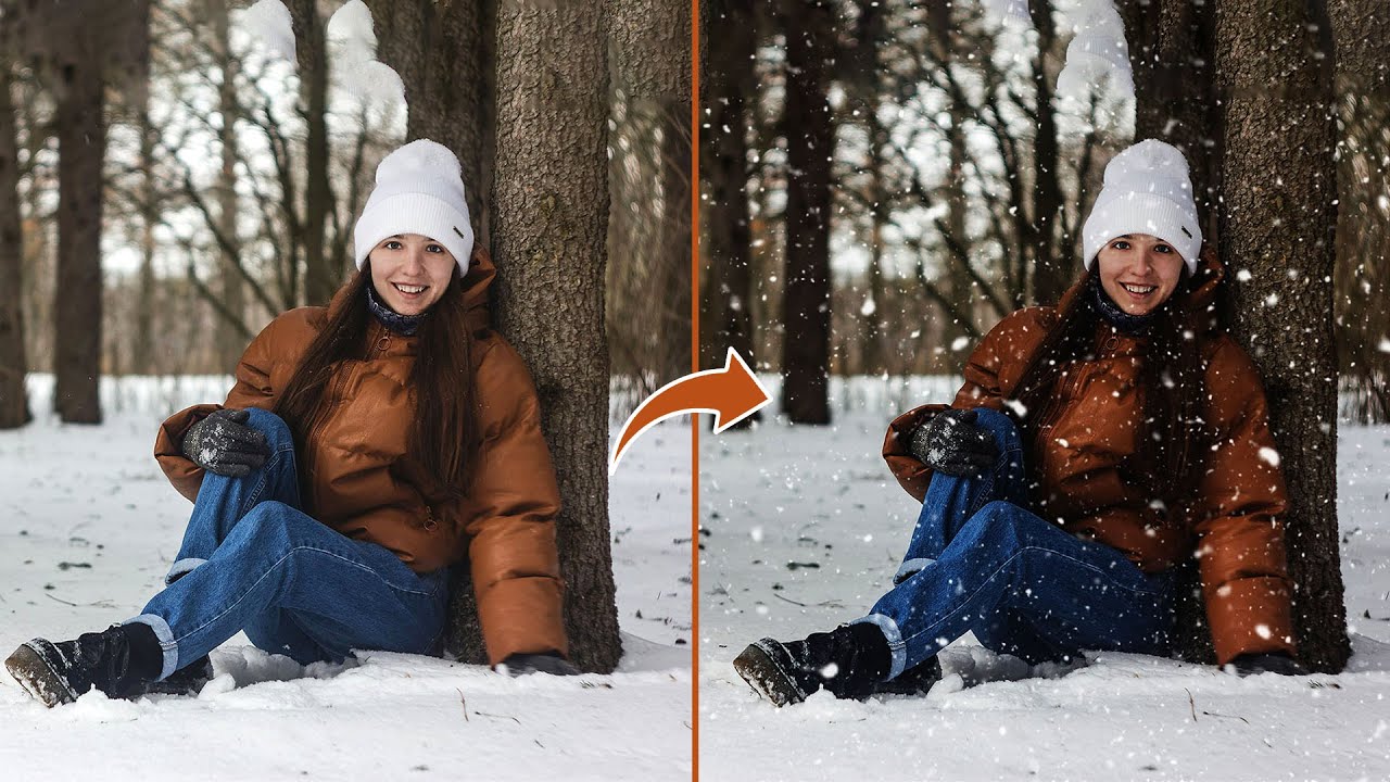 Photoshop Winter Effects: Adding Realistic Snowfall to Any Image