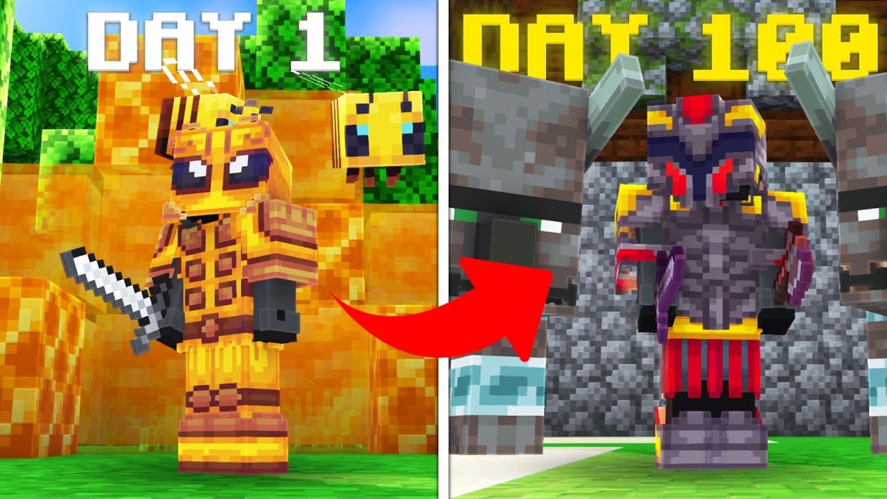 I Spent 100 Days On An RPG Minecraft Server