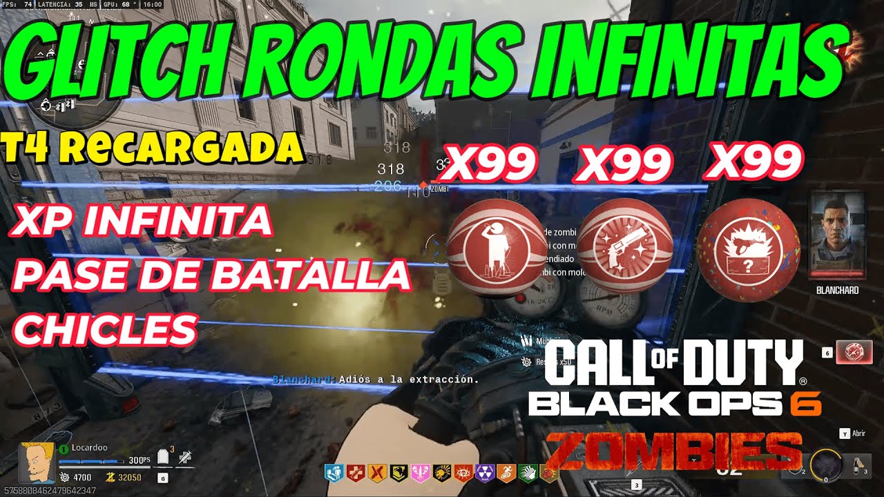 BO6 ZOMBIES NUEVO GLITCH RONDAS Y XP INFINITO LIBERTY FALLS