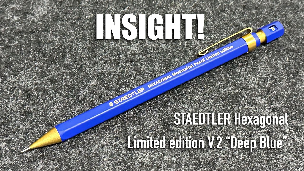 INSIGHT! Staedtler 925 77-05L2 Hexagonal Limited Edition V.2 - Deep Blue