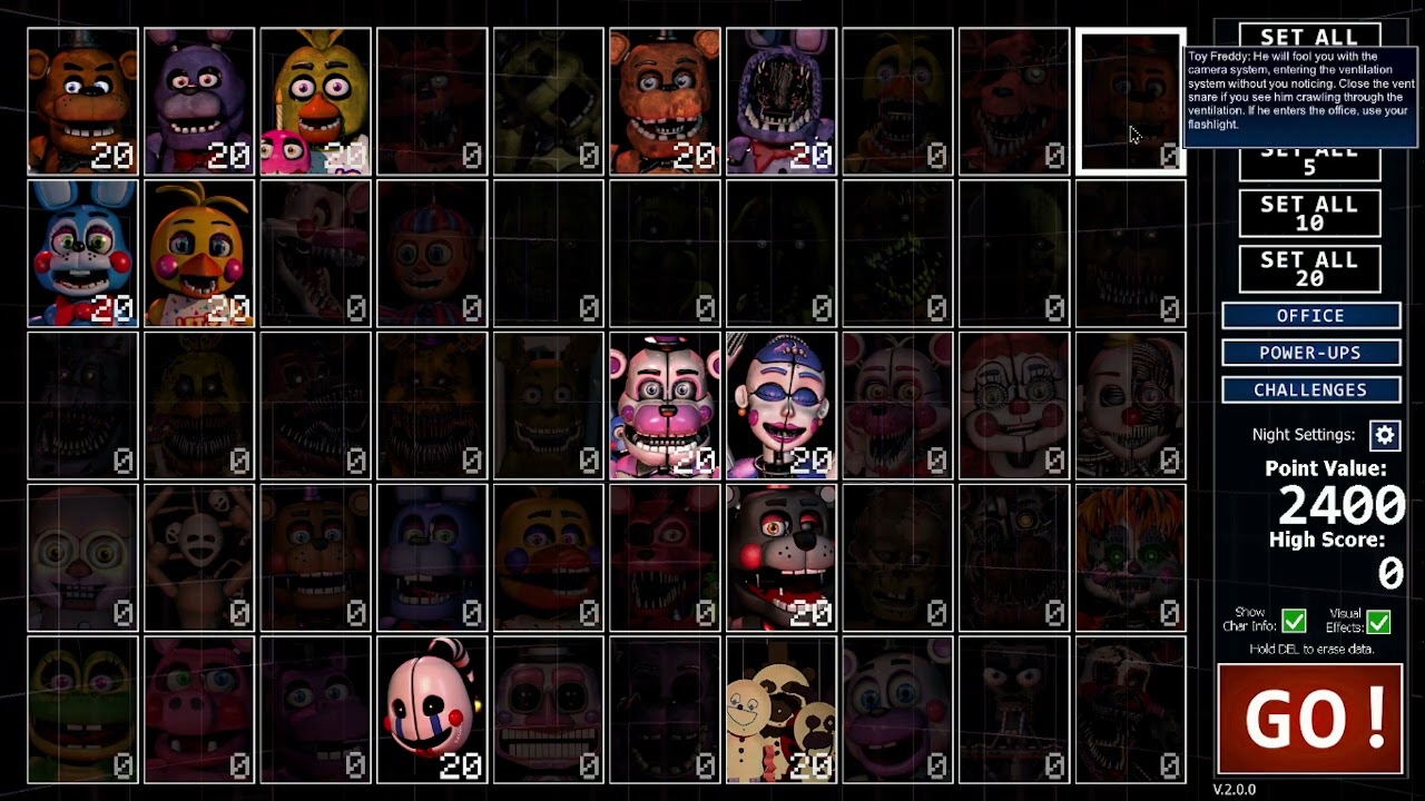 ultimate custom night plus