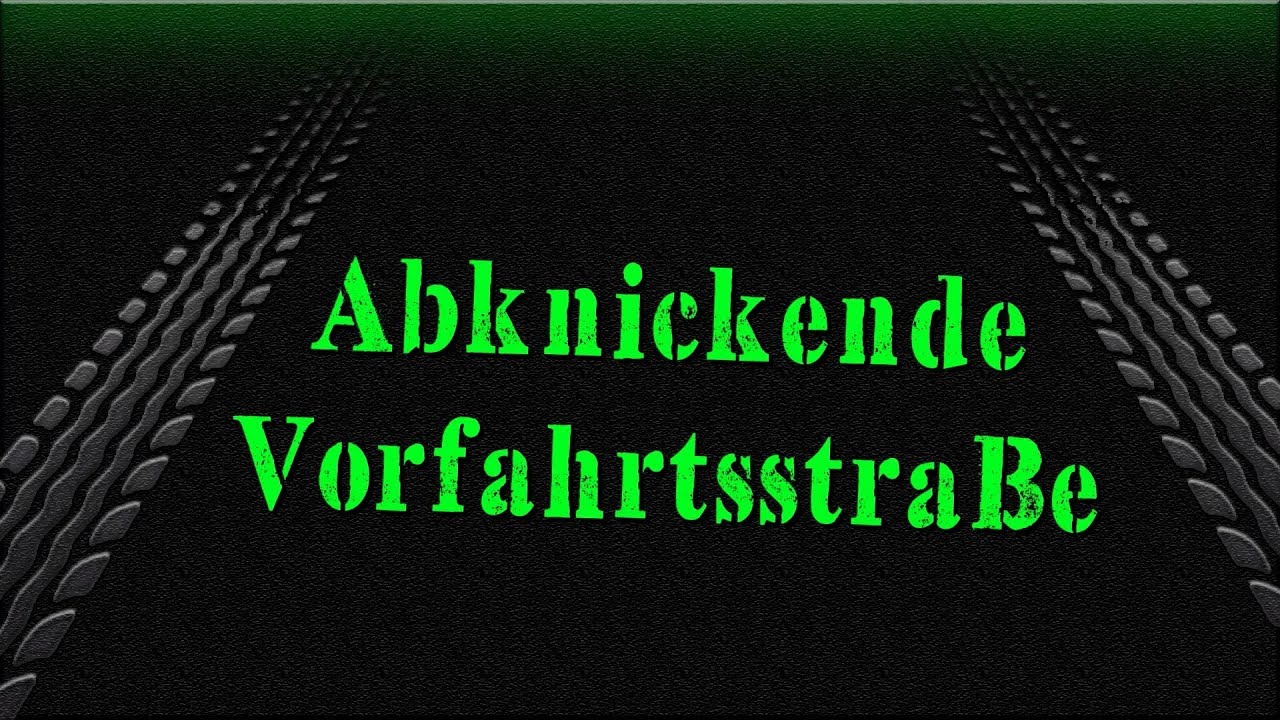 Abknickende Vorfahrtsstraße