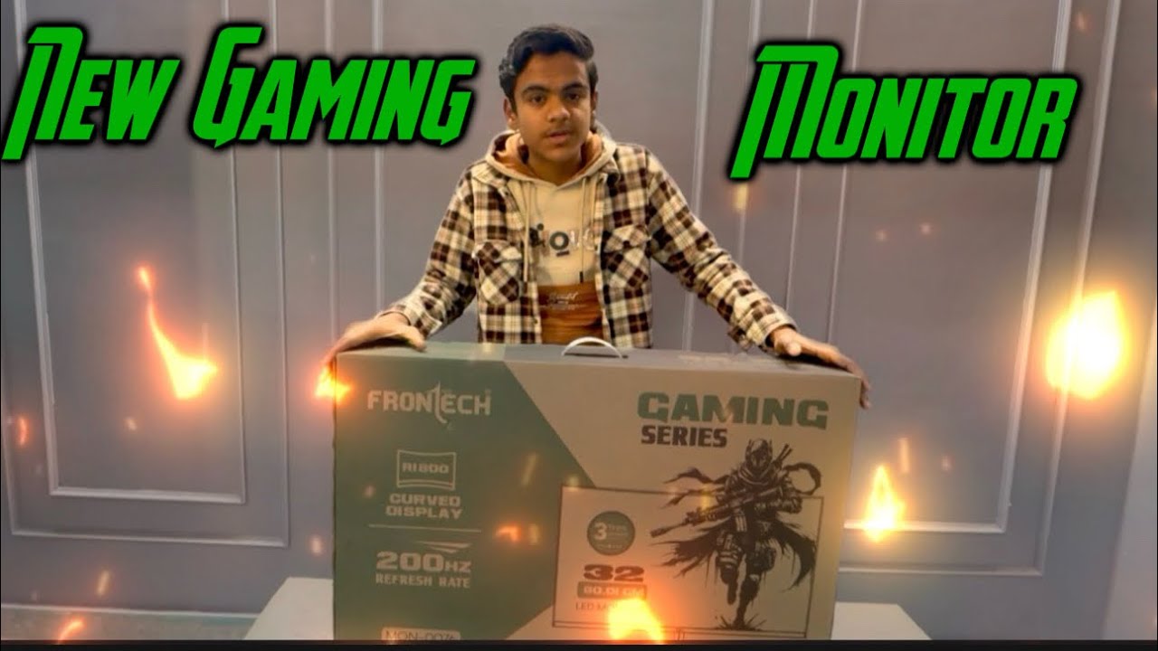 New Monitor Aagya 🤩 Wo bhi Ishwar ke liye #viral #gamingmonitors #trending #bestvlog 