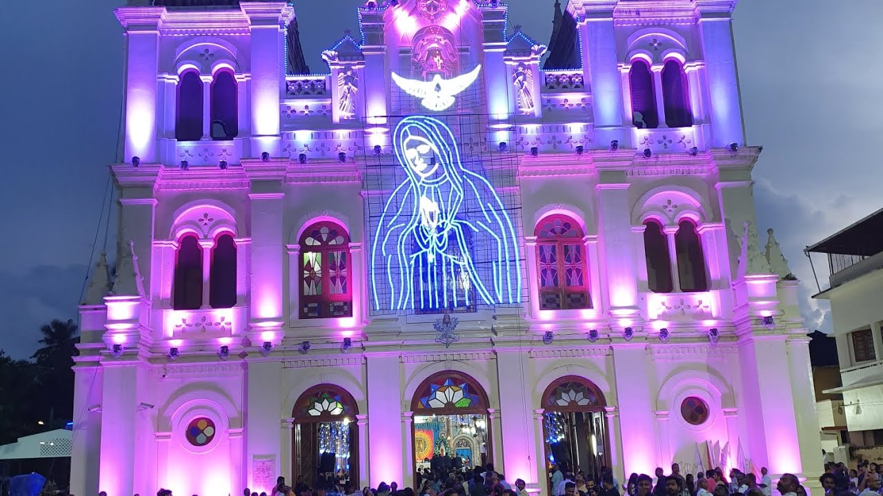 Our Lady of the Holy Rosary Feast Day 2023 - Santa Cruz Basilica, Fort Kochi