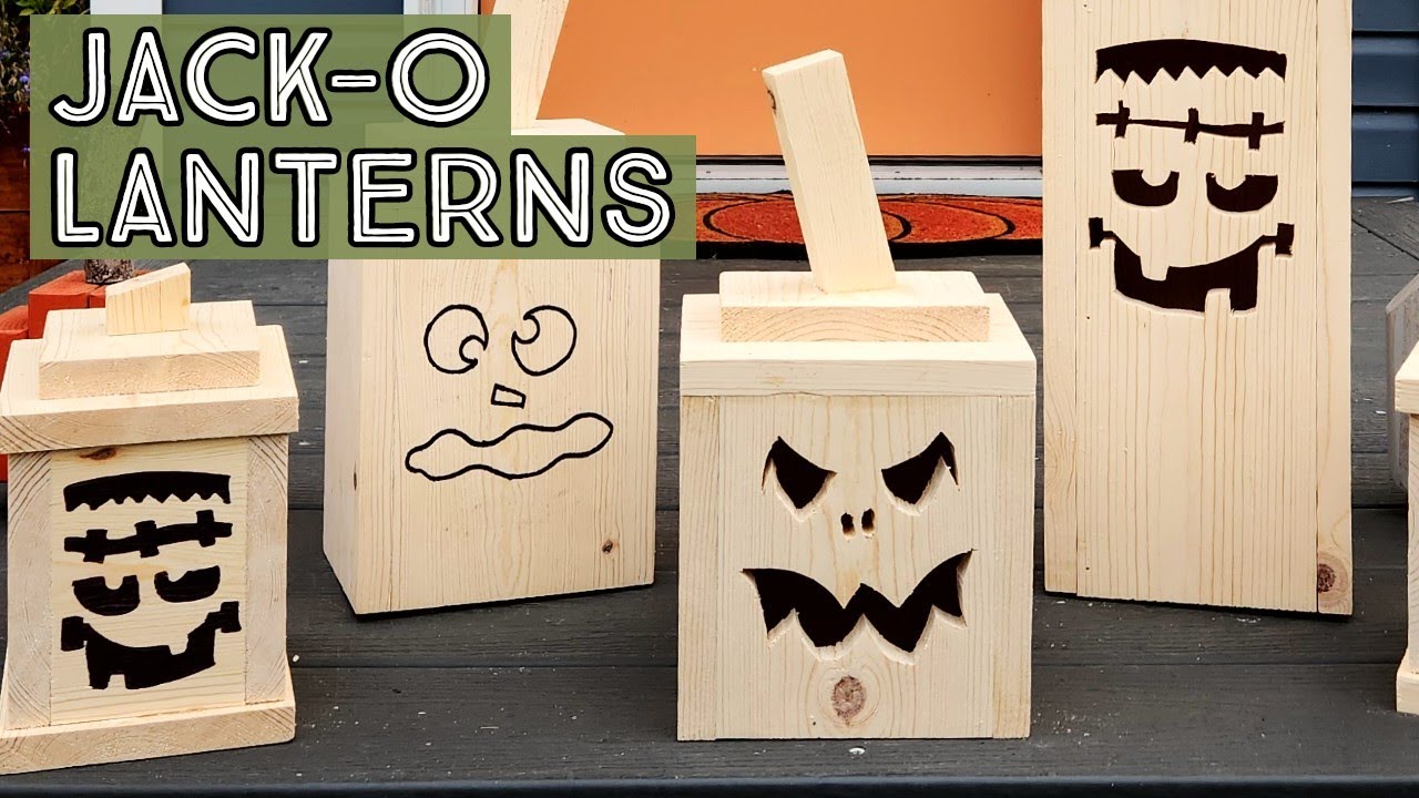 How To Make Halloween Jack O Lanterns. FREE PLANS
