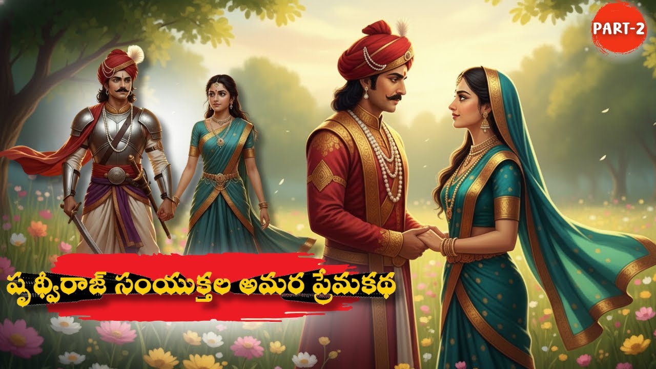 చరిత్రలో చిరస్థాయిగా నిలిచిన ప్రేమ | Prithviraj & Samyukta  part-2