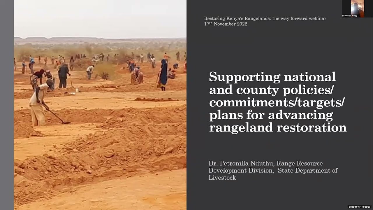 Restoring Kenya's Rangelands: The Way Forward: Session Two