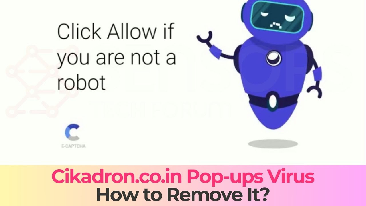 Вирус всплывающих окон Cikadron.co.in - Удаление [Исправление]