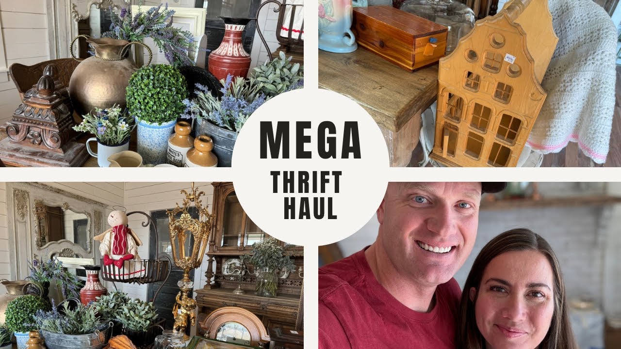 Mega Thrift Haul  - Tips for flipping for profit - Thrift with Us - Reselling