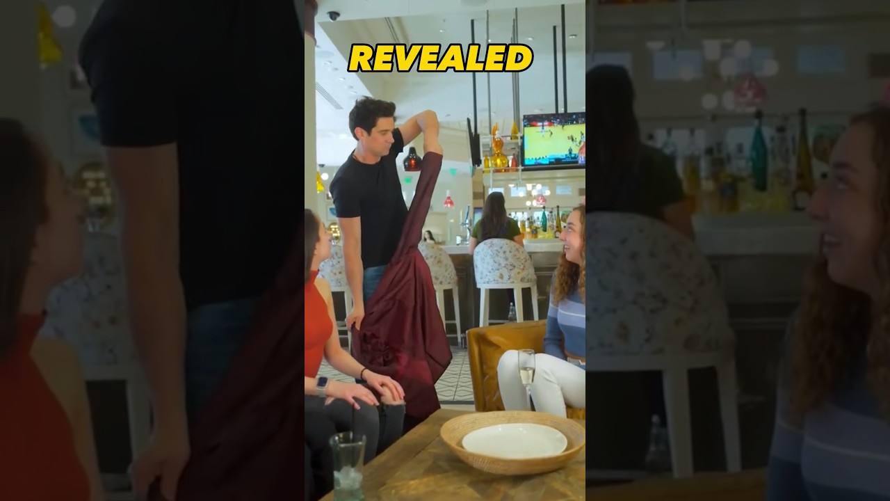 THE TRICK OF GLASS APPEARING FROM THE JACKET REVEALED 🍷 #shorts #viral #trending #magic #tricks