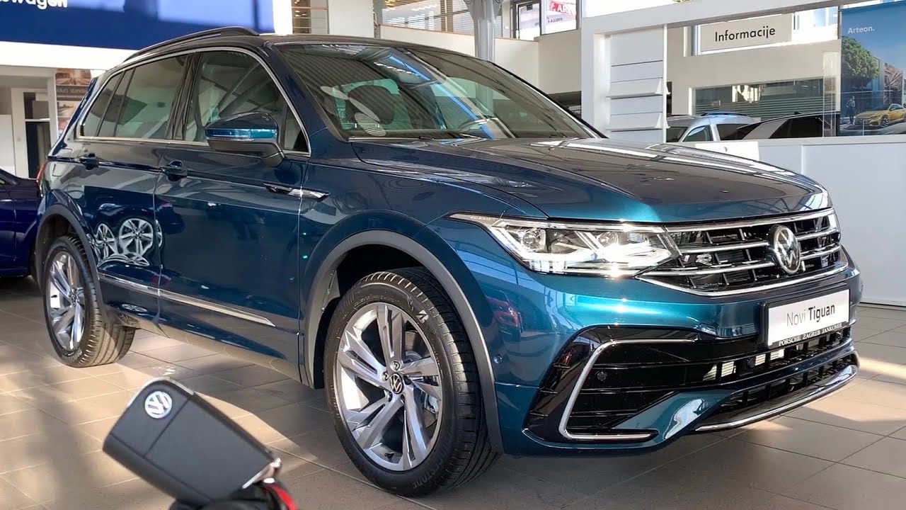 Новый Volkswagen TIGUAN 2021 (Facelift) - ПОЛНЫЙ ОБЗОР (экстерьер, интерьер) R-Line