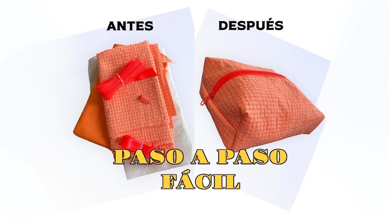 NECESER CUADRADO PASO A PASO | Proyecto de costura para principiantes